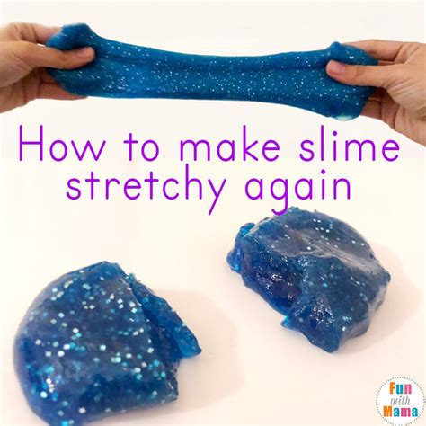 how to make slime soft and stretchy again